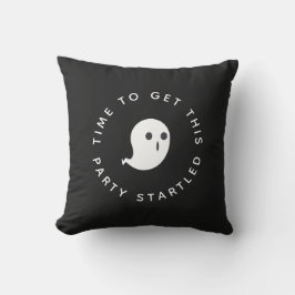 Grappig Schattige Halloween Ghost Party Pun Kussen