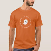 Grappig Schattige Halloween Ghost Party Pun T-shirt (Voorkant)