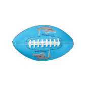 Grappig schattige Hammerhead-cartoon American Football (Voorkant)