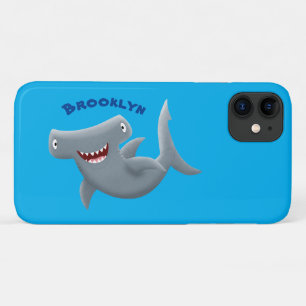 Grappig schattige Hammerhead-cartoon Case-Mate iPhone Case