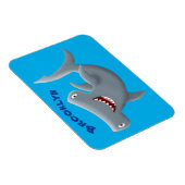 Grappig schattige Hammerhead-cartoon Magneet (Rechterzijde)