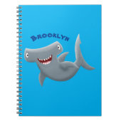 Grappig schattige Hammerhead-cartoon Notitieboek (Voorkant)