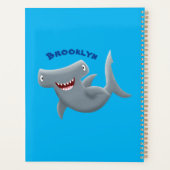 Grappig schattige Hammerhead-cartoon Planner (Achterkant)