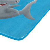Grappig schattige Hammerhead-cartoon Snijplank (Hoek)