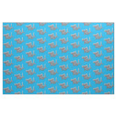 Grappig schattige Hammerhead-cartoon Stof (Fat Quarter)