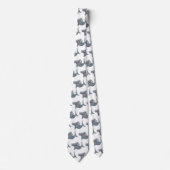 Grappig schattige Hammerhead-cartoon Stropdas (Voorkant)