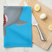 Grappig schattige Hammerhead-cartoon Theedoek (Quarter Fold)