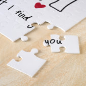 Grappig Schattige handgetekende Maze Valentijn Gif Legpuzzel (Zijkant)