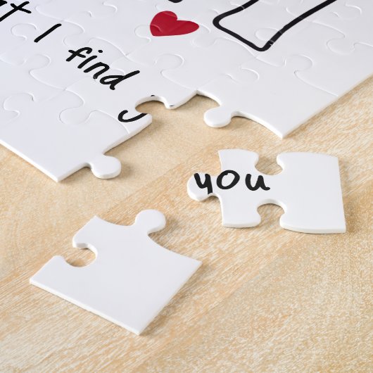 Grappig Schattige handgetekende Maze Valentijn Gif Legpuzzel (Zijkant)