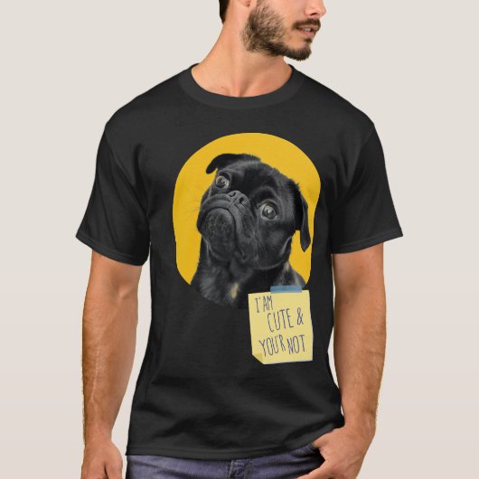 Grappig schattige hond Classic T-Shirt 207 (Voorkant)