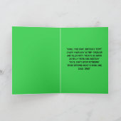 Grappig Schattige Hond Eenvoudig Verjaardag Wenska Kaart (Binnen)