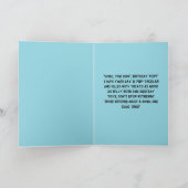 Grappig Schattige Hond Eenvoudig Verjaardag Wenska Kaart (Binnen)