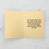 Grappig Schattige Hond Eenvoudig Verjaardag Wenska Kaart (Binnen)