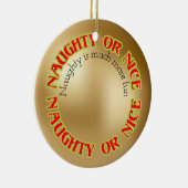 Grappig Schattige humoristisch ondeugend is veel l Keramisch Ornament (Rechts)