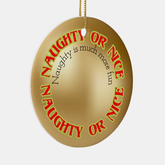 Grappig Schattige humoristisch ondeugend is veel l Keramisch Ornament (Rechts)