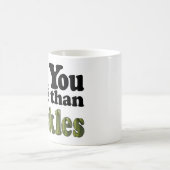 Grappig Schattige Ik hou meer van je dan van augur Koffiemok (Center)