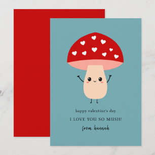 Grappig Schattige Ik hou zoveel van je Happy Valen Feestdagenkaart