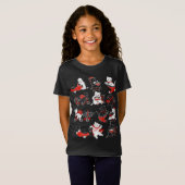 Grappig Schattige kat mam kitten katten liefhebber T-shirt (Voorkant volledig)