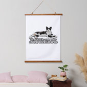 Grappig schattige kattenmeme voor katteneigenaars  hangend wandkleed (Slaapkamer)