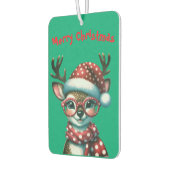 Grappig Schattige kerstrendier Luchtverfrisser (Links)