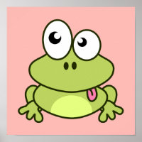 Grappig schattige kikkerkkwekerij voor cartoon