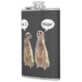 Grappig, schattige kistjes in gesprek heupfles (Links)