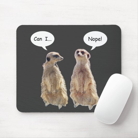 Grappig, schattige kistjes in gesprek muismat (Met muis)