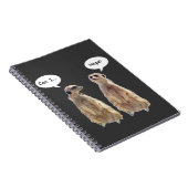 Grappig, schattige kistjes in gesprek notitieboek (Rechterzijde)