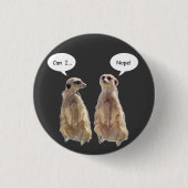 Grappig, schattige kistjes in gesprek ronde button 3,2 cm (Voorkant)
