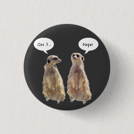 Grappig, schattige kistjes in gesprek ronde button 3,2 cm