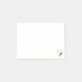 Grappig Schattige klein knaagdier huisdier Happy H Post-it® Notes (Voorkant)