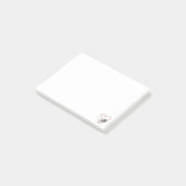 Grappig Schattige klein knaagdier huisdier Happy H Post-it® Notes (Schuin)