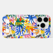 Grappig Schattige Kleurrijke Doodle Cartoon Gepers Case-Mate iPhone Case (Achterkant (horizontaal))