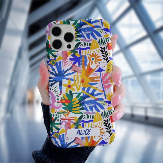 Grappig Schattige Kleurrijke Doodle Cartoon Gepers Case-Mate iPhone Case