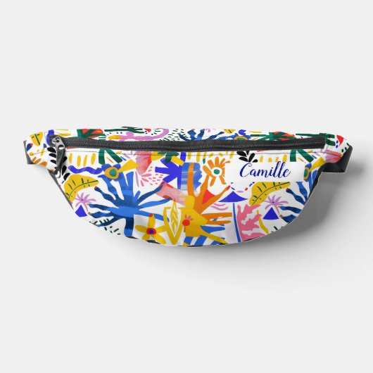 Grappig Schattige Kleurrijke Vorm Doodles Geperson Heuptasje (Liggend)