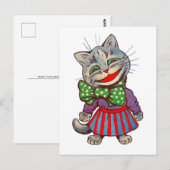 Grappig Schattige Lachende Retro jaren 1930 Meisje Briefkaart (Voorkant / Achterkant)