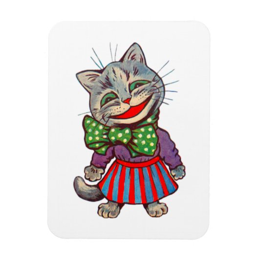 Grappig Schattige Lachende Retro jaren 1930 Meisje Magneet (Verticaal)