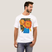 Grappig schattige leeuw t-shirt (Voorkant volledig)