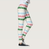 Grappig Schattige Lelijk Kersttrui Patroon Party Leggings (Rechts)