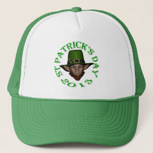 Grappig schattige leprechaun St Patrick's day Trucker Pet