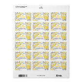 Grappig Schattige Leuk Crazy Chicken Overload! Lab Etiket (Full Sheet)