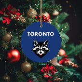 Grappig Schattige Mocking Toronto Raccoon Donker K Keramisch Ornament