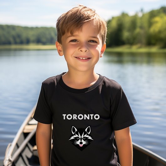 Grappig Schattige Mocking Toronto Raccoon Donker K T-shirt