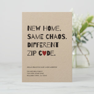 Grappig Schattige modern minimalistisch bewegen Aankondiging