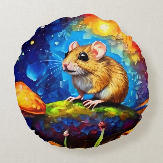 Grappig Schattige Mozaïek Muiskussen kussens (Achterkant)