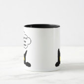 Grappig Schattige Nee Vandaag Niet Menselijke Kat  Mok (Midden)