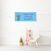Grappig schattige neushoorns over eenwieler spandoek (Insitu)