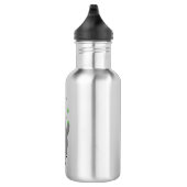 Grappig schattige neushoorns over eenwieler waterfles  (Rechts)