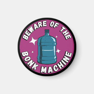 Grappig Schattige oppassen voor de bonkmachine / p Magneet