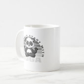 Grappig schattige panda met yoga. koffiemok (Voorkant links)